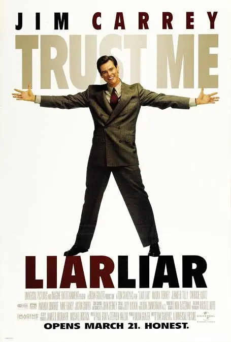 معرفی فیلم خنده دار خارجی؛ 12 عنوان از خنده دارترینها 6 فیلم خنده دار خانوادگی Liar Liar 1997 وکیل دروغگو