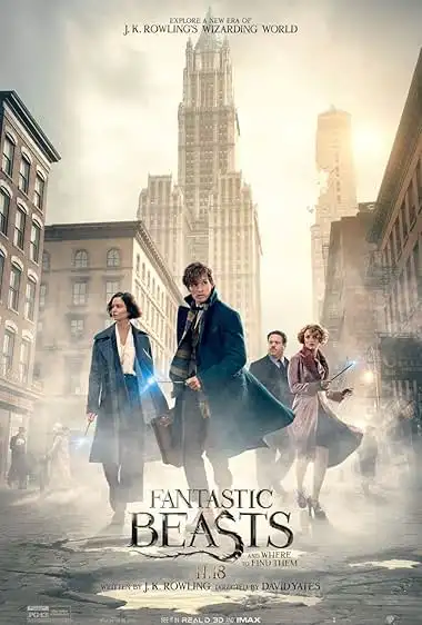 33 فیلم جادویی و فانتزی؛ سفر به دنیای جادو و ماجراجویی 17 کاور فیلم جادویی fantastic beasts and where to find them (2016)