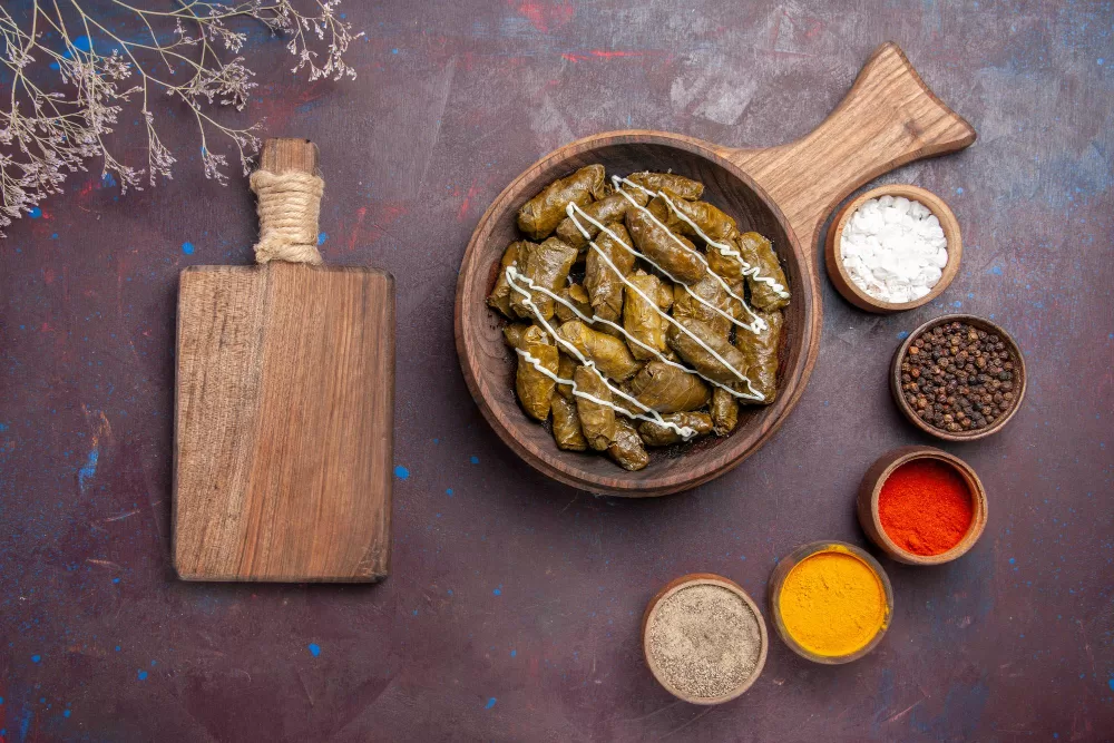 عکس دلمه برگ مو