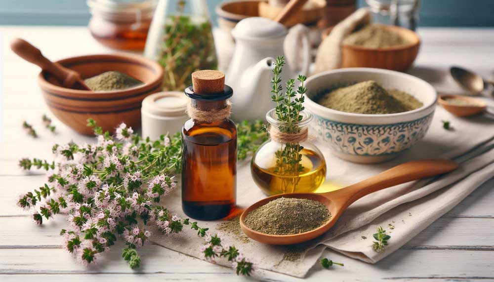 آویشن: از آشپزخانه تا داروخانه – بررسی کامل خواص و کاربردهای این گیاه قدرتمند 1 اشکال مختلف گیاه آویشن برای بهره مندی از خواص آویشن