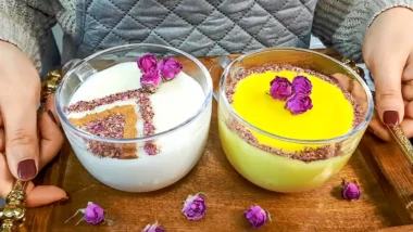 طرز تهیه فرنی با آرد برنج / دسر برای افطار / برای افطار چی درست کنم / برای افطار چی بخوریم / دسر برای ماه رمضان