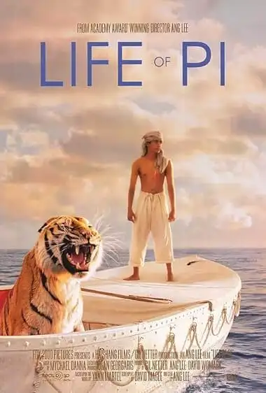 پلیلیست بهترین فیلم های بقا؛ زندهماندن در شرایط سخت: 14 فیلم برتر 15 فیلم Life of Pi (2012)
