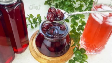 مربای آلبالو و شربت آلبالو